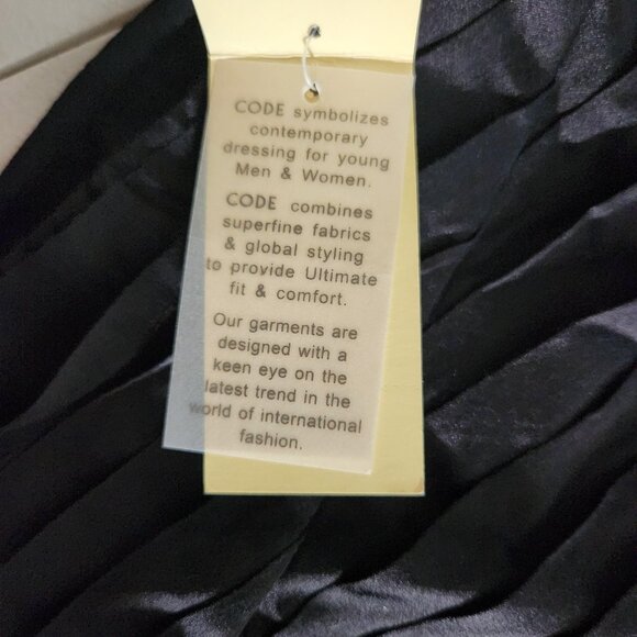 Code Dress Womens Size 12 Black One Shoulder Cocktail Party Rayon Polyester NWT - Picture 4 of 14